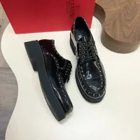 $128.00 USD Valentino Leather Shoes For Men #1480821