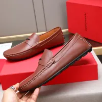 $80.00 USD Salvatore Ferragamo Leather Shoes For Men #1480918