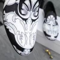 $85.00 USD Versace Leather Shoes For Men #1480948