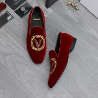$85.00 USD Versace Leather Shoes For Men #1480957