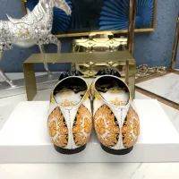 $80.00 USD Versace Flat Shoes For Women #1482850