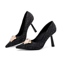 $80.00 USD Versace High-Heeled Shoes For Women #1482888